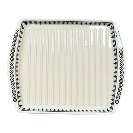 Tray, Bacon, 8.25" x 10.5" in "Peacock" by Manufaktura | P191T-54