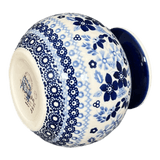 Vase, Bubble, 4.75" in "Duet in Blue" by Manufaktura | W002S-SB01