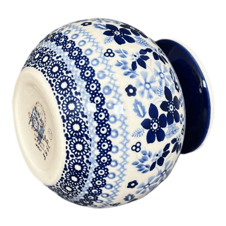 Vase, Bubble, 4.75" in "Duet in Blue" by Manufaktura | W002S-SB01