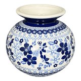 Vase, Bubble, 4.75" in "Duet in Blue" by Manufaktura | W002S-SB01