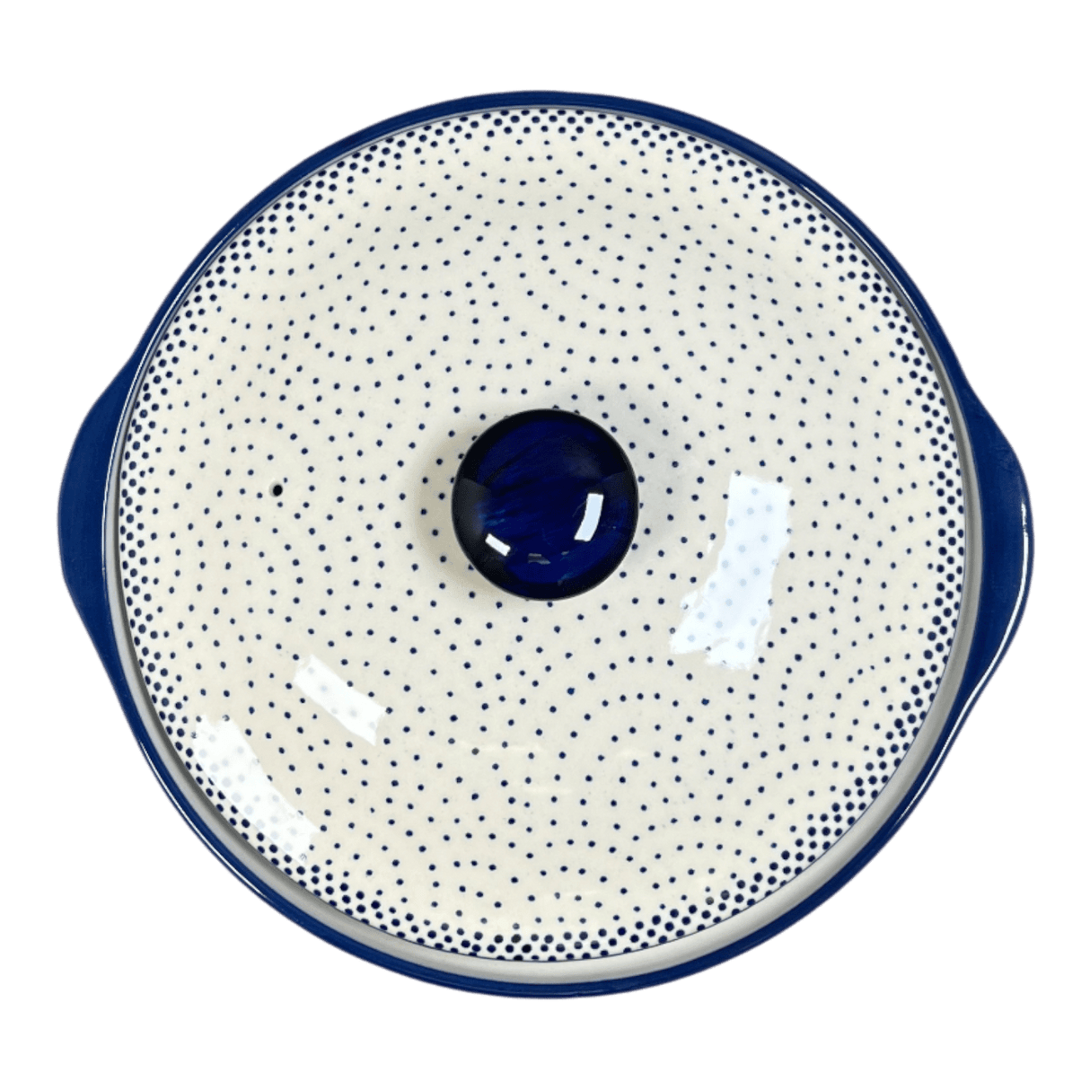 Baker, Round, with Lid, Deep, 8" in "Misty Blue" by Manufaktura | Z128U-61A