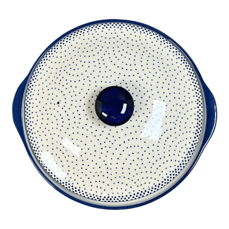 Baker, Round, with Lid, Deep, 8" in "Misty Blue" by Manufaktura | Z128U-61A