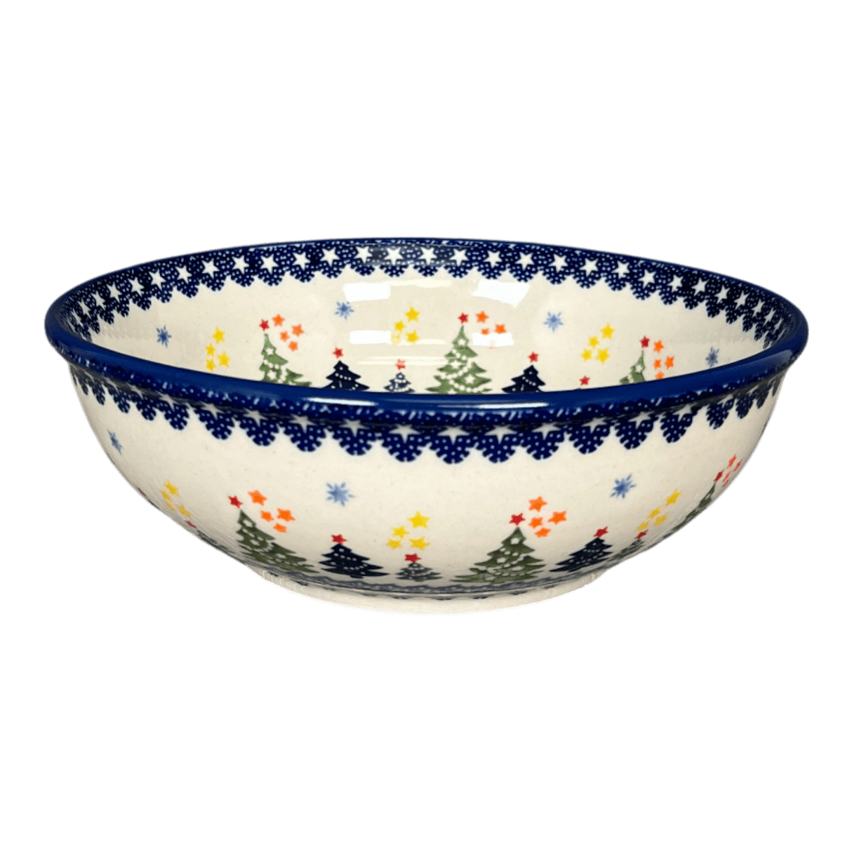 Bowl, Round, 8.5" in "Festive Forest" by Manufaktura | M135U-INS6