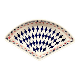 Bowl, Wedge-Shaped, 5" x 8.5" in "Shock Waves" by Manufaktura | M048U-GZ42