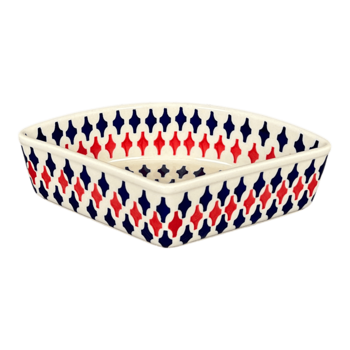 Bowl, Wedge-Shaped, 5" x 8.5" in "Shock Waves" by Manufaktura | M048U-GZ42