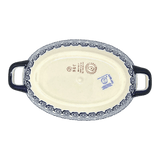 Baker, Oval, Handles, Small 8.5" x 4.75" in "Flower Power" by Manufaktura | P138T-JS14