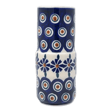 Vase, Slim, 5.5" in "Floral Peacock" by Manufaktura | F141T-54KK