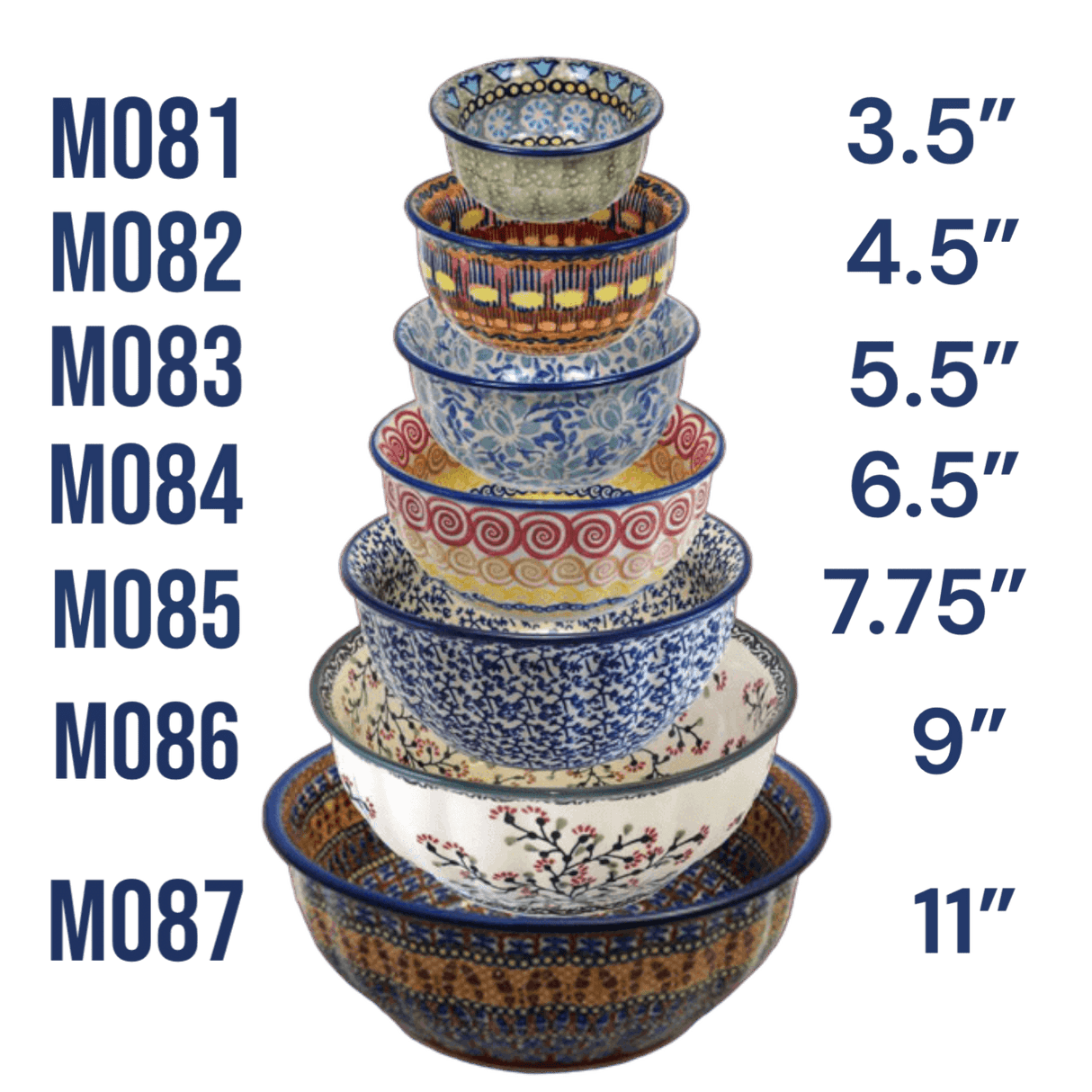 Bowl, Round, 3.5" in "Floral Peacock" by Manufaktura | M081T-54KK