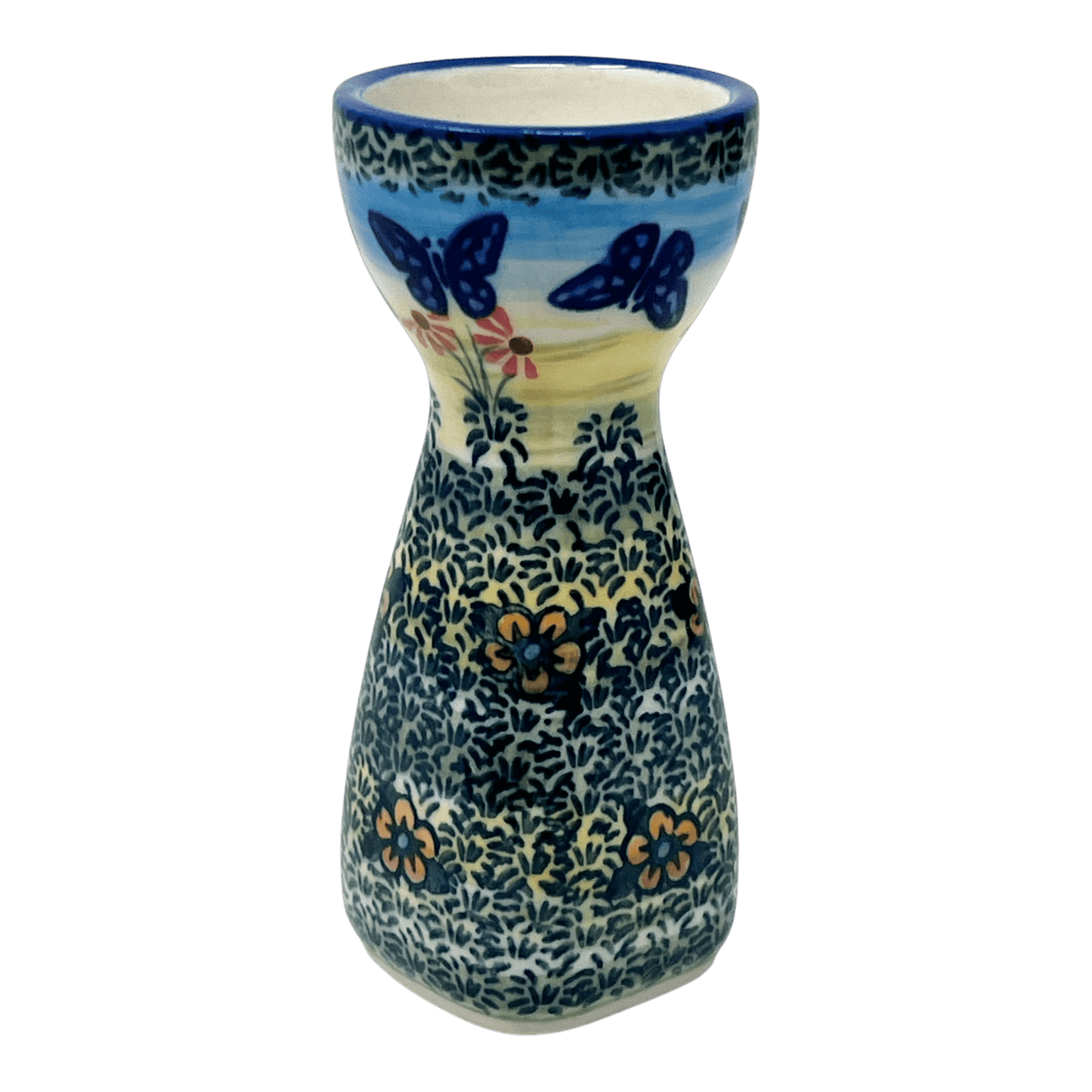 Egg Cup, 4.5" in "Butterflies in Flight" by Manufaktura | J048S-WKM