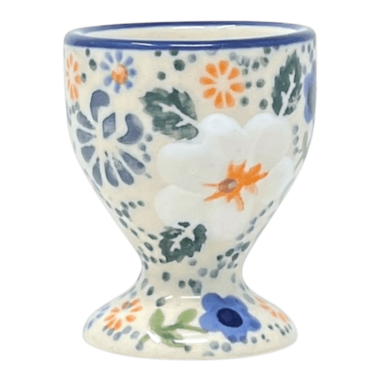 Egg Cup, 2.5" in "Scattered Petals" by Manufaktura | J050S-EO35