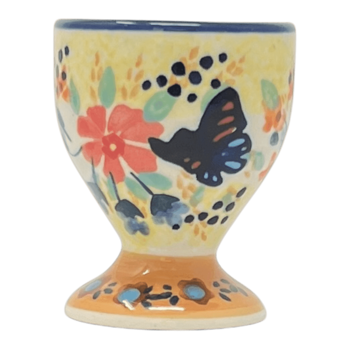 Egg Cup, 2.5" in "Butterfly Bliss" by Manufaktura | J050S-WK73