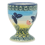 Egg Cup, 2.5" in "Butterflies in Flight" by Manufaktura | J050S-WKM