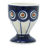 Egg Cup, 2.5" in "Peacock in Line" by Manufaktura | J050T-54A
