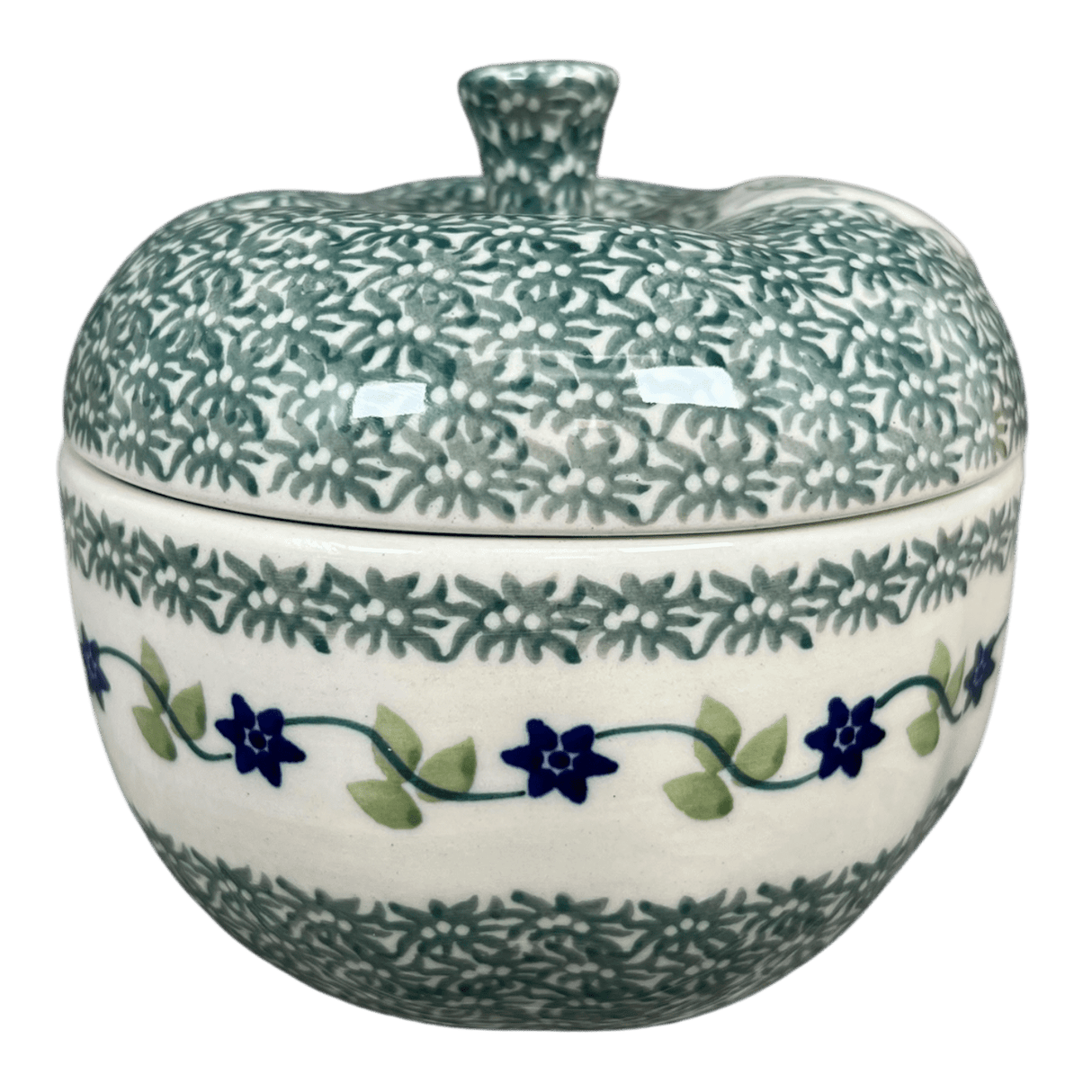 Baker, Apple, 4.5" in "Woven Starflowers" by Manufaktura | J058T-RV01