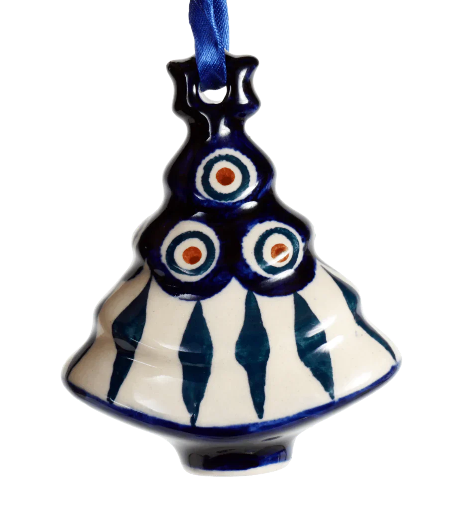 Ornament, Christmas Tree, 3" in "Peacock" by Manufaktura | K008T-54