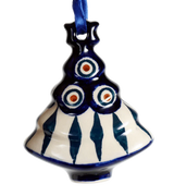 Ornament, Christmas Tree, 3" in "Peacock" by Manufaktura | K008T-54