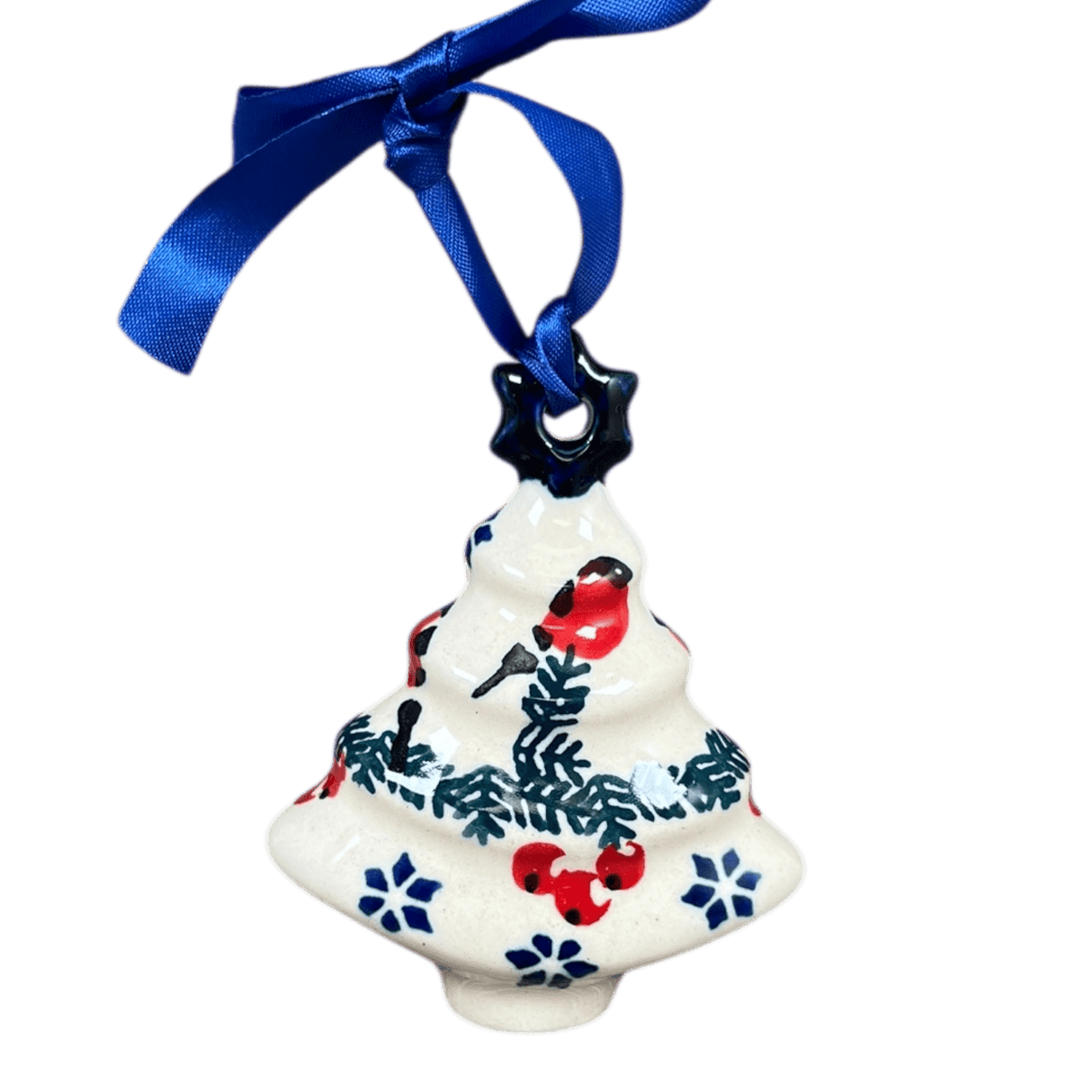 Ornament, Christmas Tree, 3" in "Red Bird" by Manufaktura | K008T-GILE