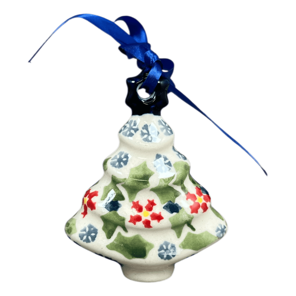 Ornament, Christmas Tree, 3" in "Holly In Bloom" by Manufaktura | K008T-IN13