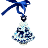 Ornament, Christmas Tree, 3" in "Peaceful Season" by Manufaktura | K008T-JG24