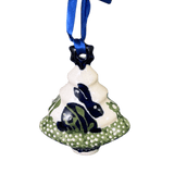 Ornament, Christmas Tree, 3" in "Bunny Love" by Manufaktura | K008T-P324