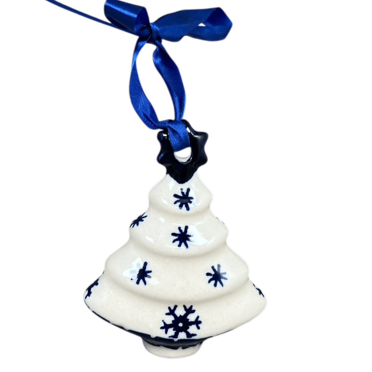 Ornament, Christmas Tree, 3" in "Snow Drift" by Manufaktura | K008T-PZ