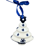 Ornament, Christmas Tree, 3" in "Snow Drift" by Manufaktura | K008T-PZ