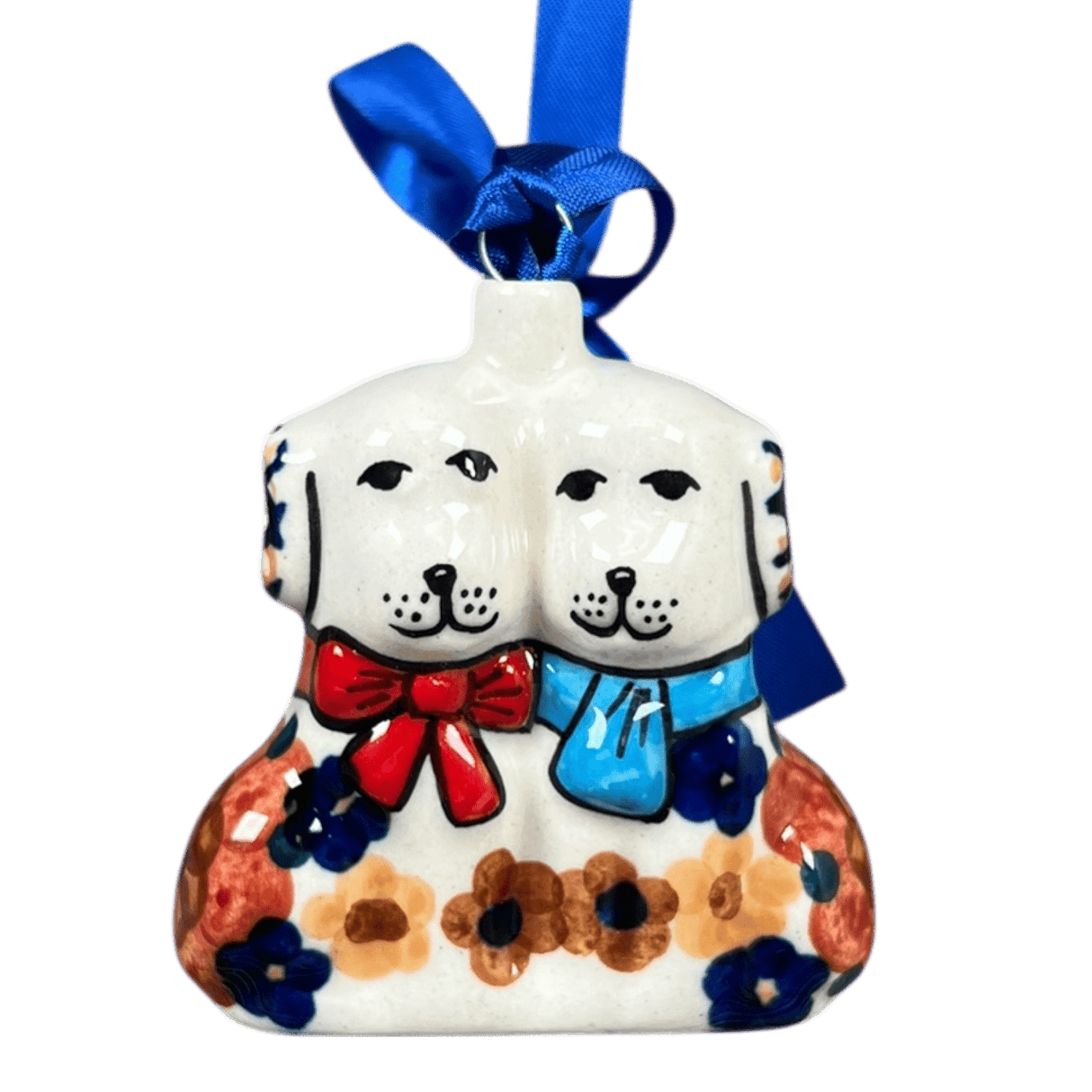 Ornament, Puppy Dogs, 2.5" in "Bouquet in a Basket" by Manufaktura | K015S-JZK