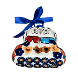 Ornament, Puppy Dogs, 2.5" in "Bouquet in a Basket" by Manufaktura | K015S-JZK