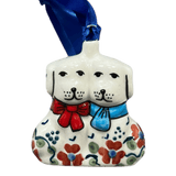 Ornament, Puppy Dogs, 2.5" in "Autumn Harvest" by Manufaktura | K015S-LB