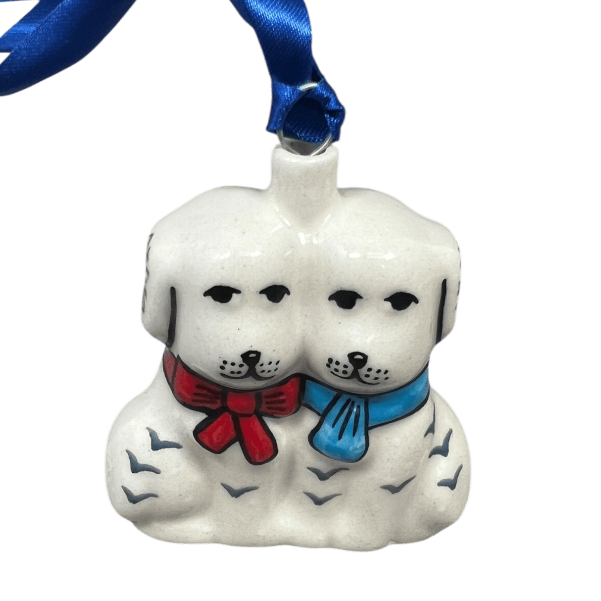 Ornament, Puppy Dogs, 2.5" in "Pine Forest" by Manufaktura | K015S-PS29