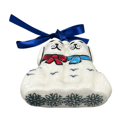 Ornament, Puppy Dogs, 2.5" in "Pine Forest" by Manufaktura | K015S-PS29