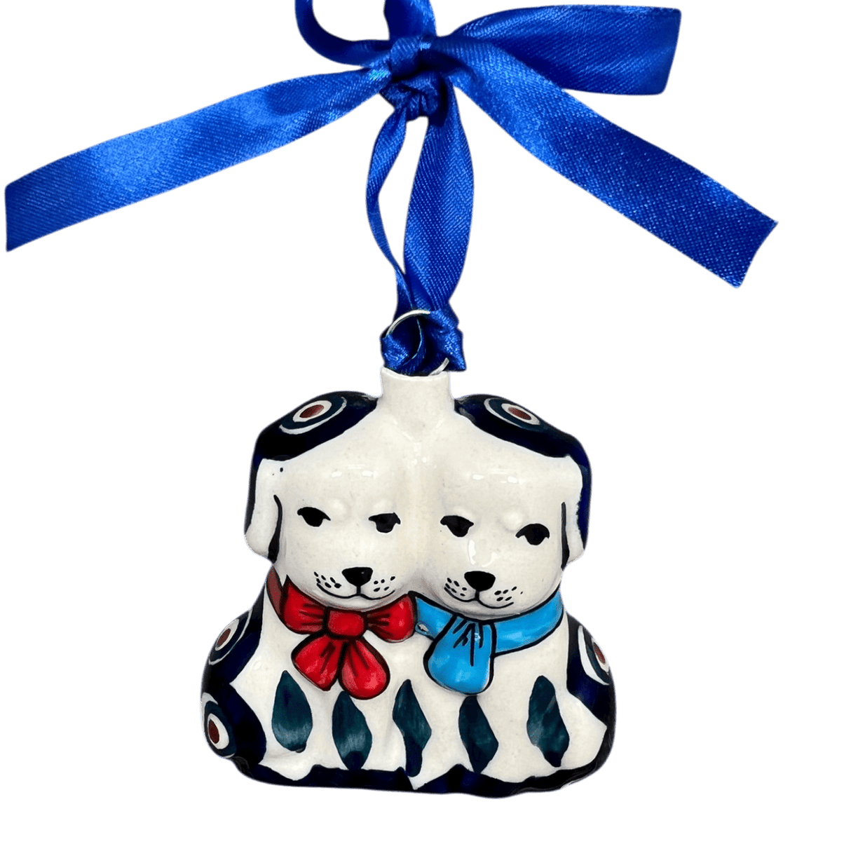 Ornament, Puppy Dogs, 2.5" in "Peacock" by Manufaktura | K015T-54