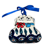 Ornament, Puppy Dogs, 2.5" in "Peacock" by Manufaktura | K015T-54