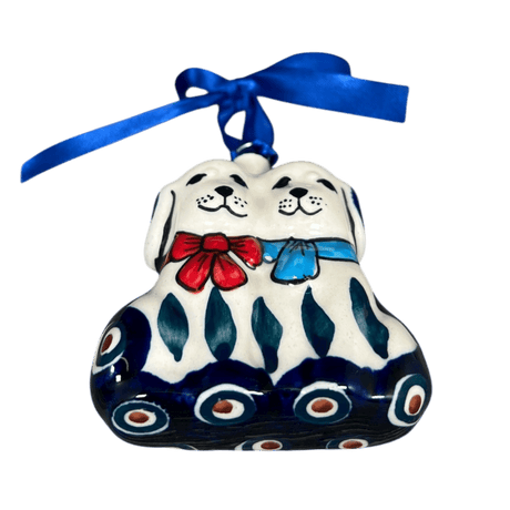 Ornament, Puppy Dogs, 2.5" in "Peacock" by Manufaktura | K015T-54
