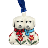 Ornament, Puppy Dogs, 2.5" in "Simply Beautiful" by Manufaktura | K015T-AC61