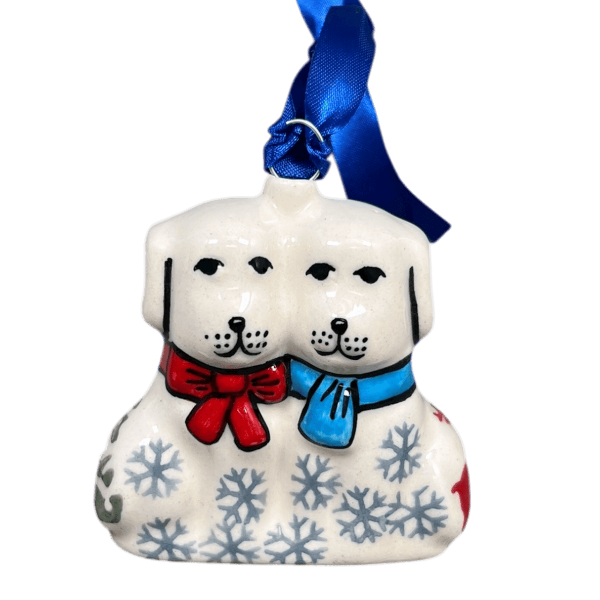 Ornament, Puppy Dogs, 2.5" in "Reindeer Games" by Manufaktura | K015T-BL07