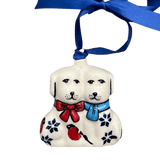 Ornament, Puppy Dogs, 2.5" in "Red Bird" by Manufaktura | K015T-GILE