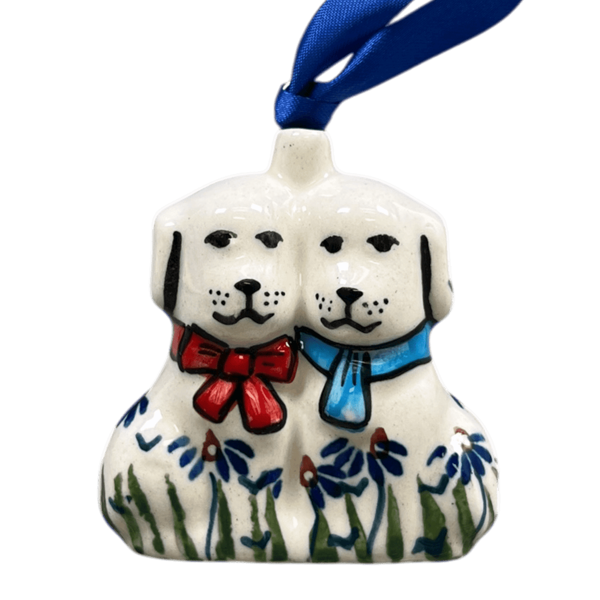 Ornament, Puppy Dogs, 2.5" in "Riverbank" by Manufaktura | K015T-MC15