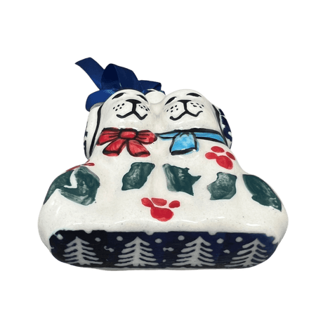 Ornament, Puppy Dogs, 2.5" in "Holiday Cheer" by Manufaktura | K015T-NOS2
