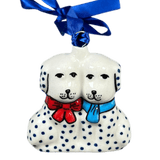 Ornament, Puppy Dogs, 2.5" in "Misty Blue" by Manufaktura | K015U-61A