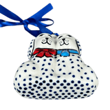 Ornament, Puppy Dogs, 2.5" in "Misty Blue" by Manufaktura | K015U-61A