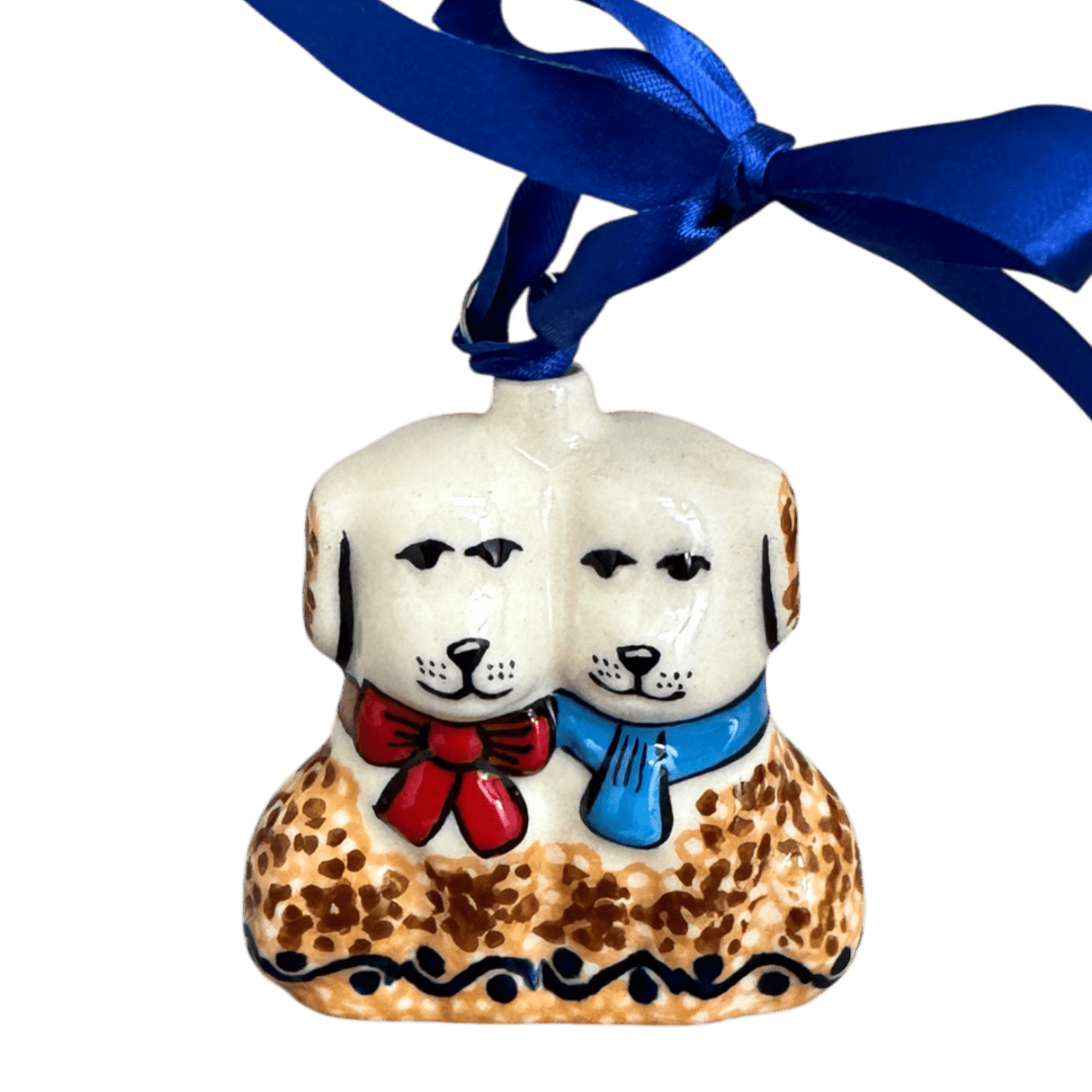 Ornament, Puppy Dogs, 2.5" in "Desert Sunrise" by Manufaktura | K015U-KLJ