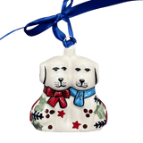 Ornament, Puppy Dogs, 2.5" in "Evergreen Bells" by Manufaktura | K015U-PZDG