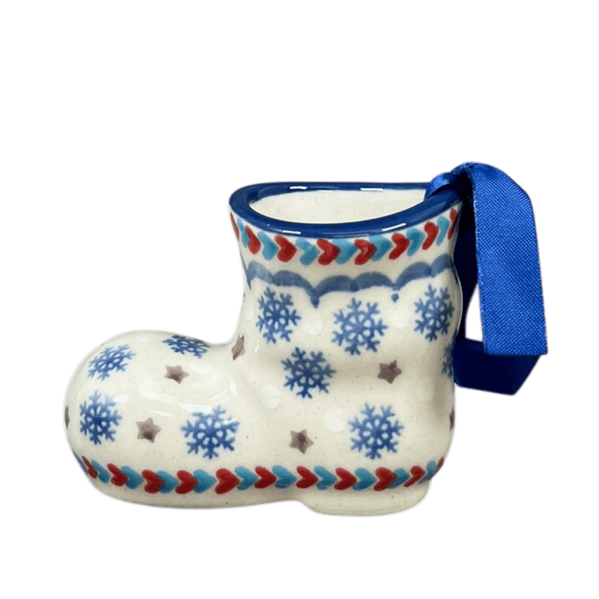 Christmas Boot, 2.25" in "Snowflake Love" by Manufaktura | K017U-PS01