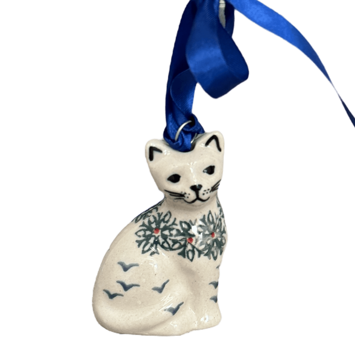 Ornament, Cat, 1.5" in "Pine Forest" by Manufaktura | K018S-PS29