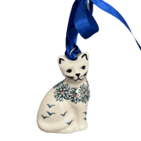 Ornament, Cat, 1.5" in "Pine Forest" by Manufaktura | K018S-PS29
