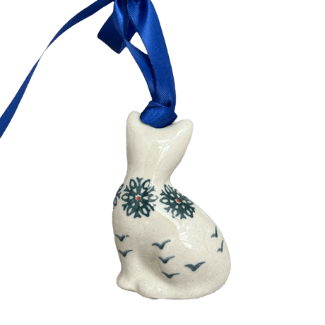 Ornament, Cat, 1.5" in "Pine Forest" by Manufaktura | K018S-PS29