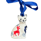 Ornament, Cat, 1.5" in "Reindeer Games" by Manufaktura | K018T-BL07