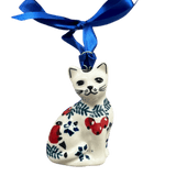 Ornament, Cat, 1.5" in "Red Bird" by Manufaktura | K018T-GILE