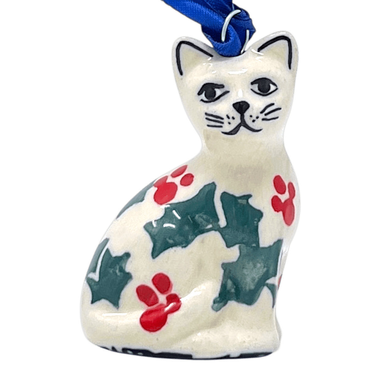 Ornament, Cat, 1.5" in "Holiday Cheer" by Manufaktura | K018T-NOS2